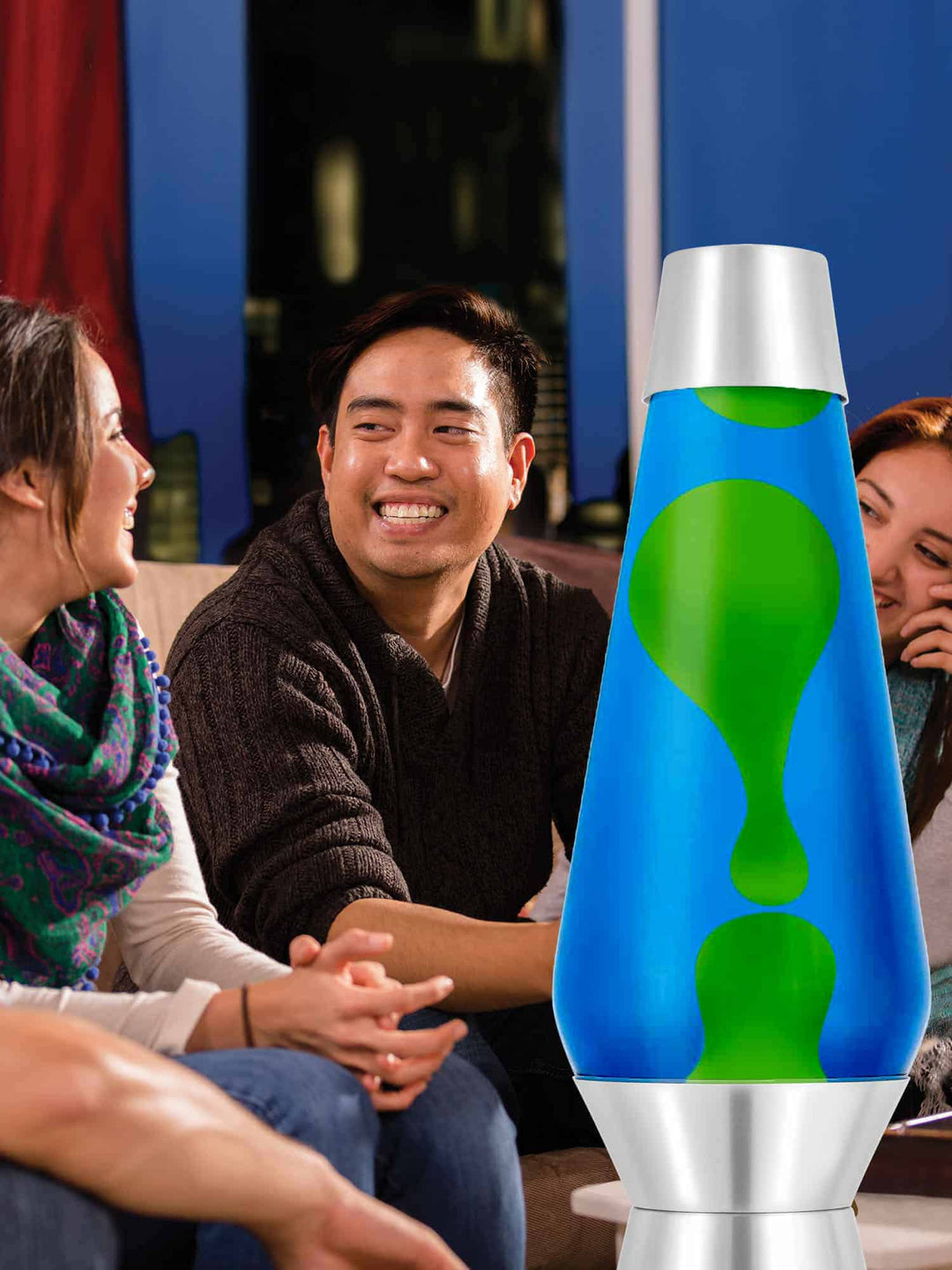 27 " LAVA® Grande Lamp - Yellow wax / blue liquid-Lava-Tools 4 Teaching-Classroom Decor and More