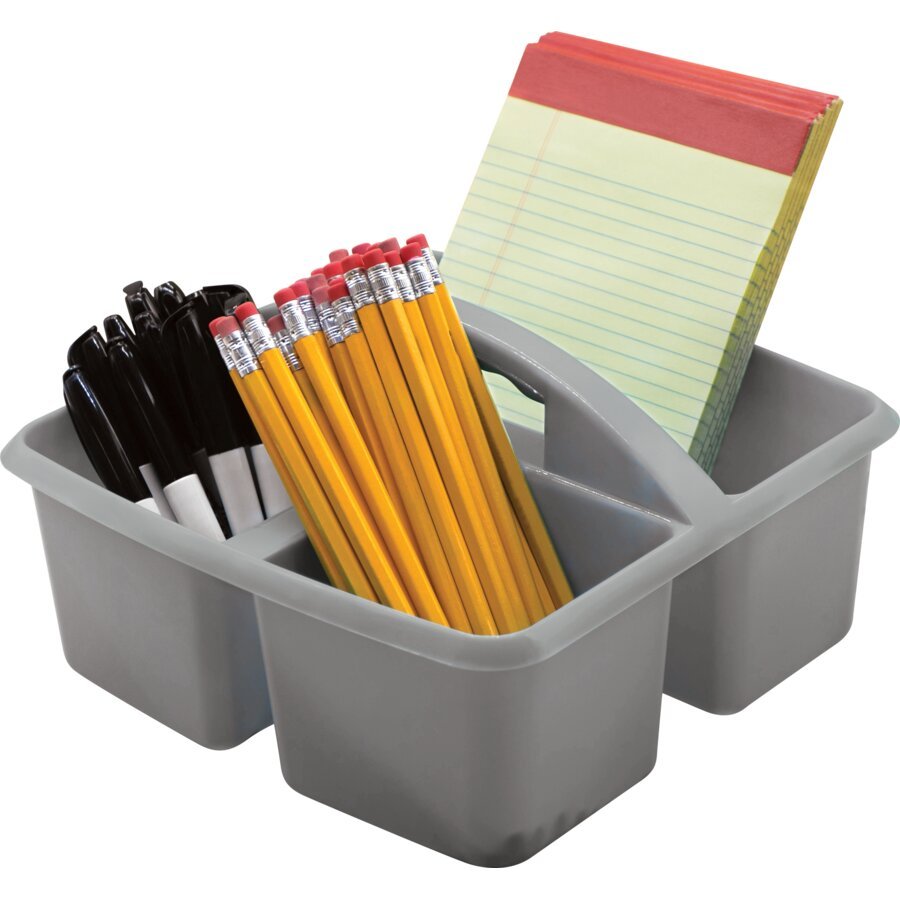Plastic Storage Caddy - Gray - Tools 4 Teaching