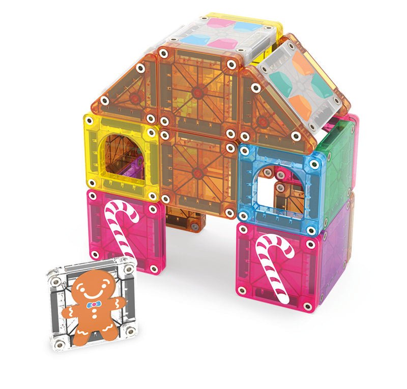 MAGNA-TILES® microMAGS™ Gingerbread House 24 Piece Travel Set - Tools 4 Teaching