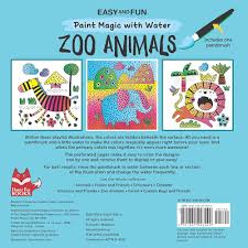 Easy and Fun Paint Magic with Water Zoo Animals-Activity Pads-Tools 4 Teaching-Classroom Decor and More