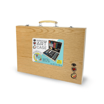 iHeartArt Deluxe Wooden Everything Art Case-Art Supplies-Tools 4 Teaching-Classroom Decor and More