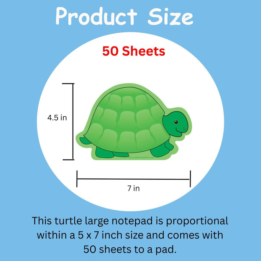 Turtle Notepad-Notepads-Tools 4 Teaching-Classroom Decor and More