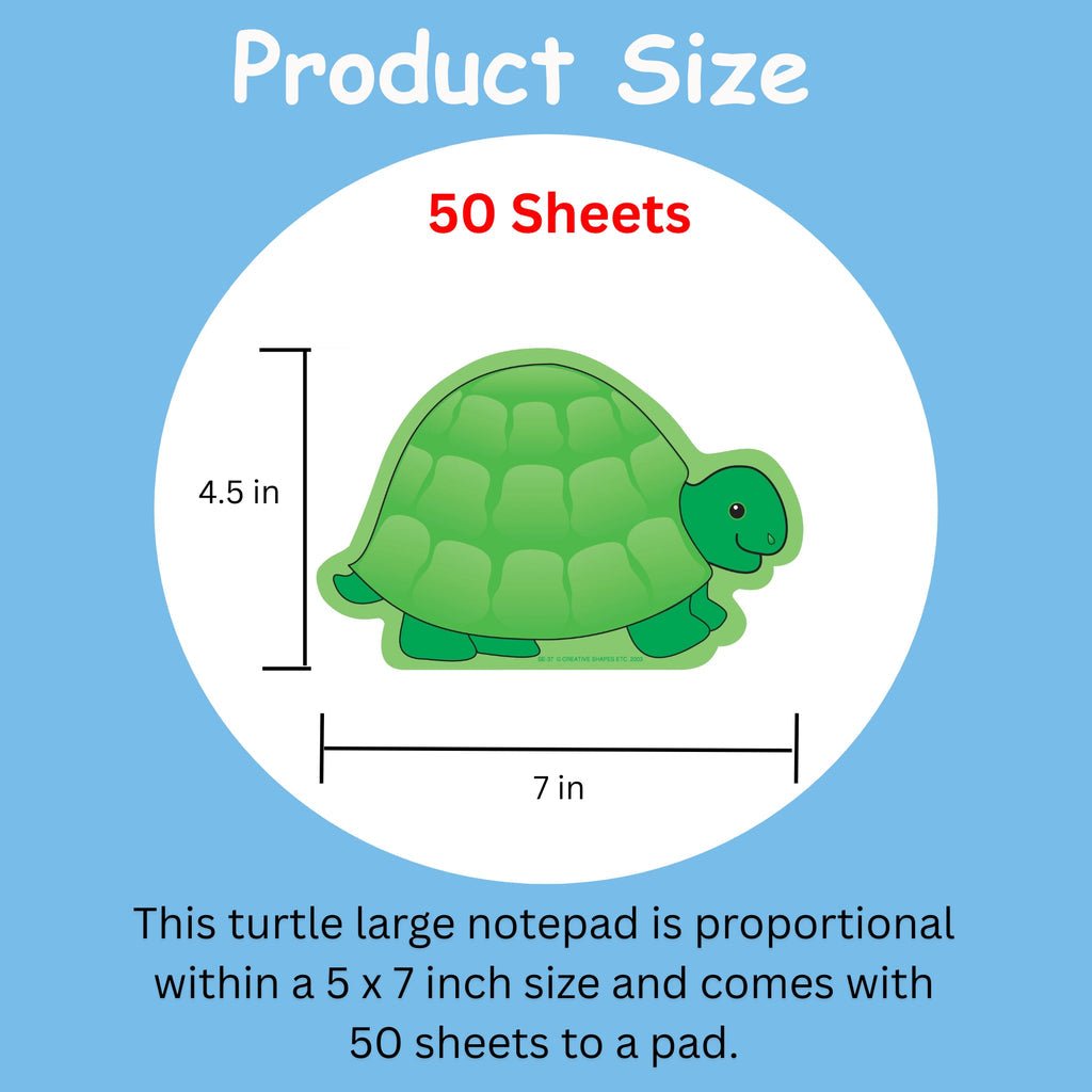 Turtle Notepad-Notepads-Tools 4 Teaching-Classroom Decor and More