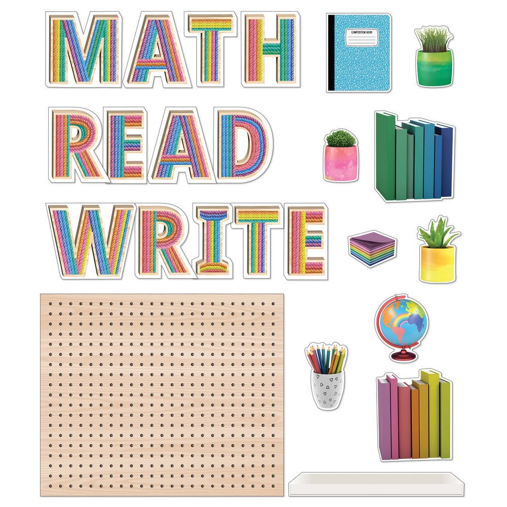 *Creatively Inspired Subject Pegboards Bulletin Board Set-Bulletin Board Sets-Tools 4 Teaching-Classroom Decor and More