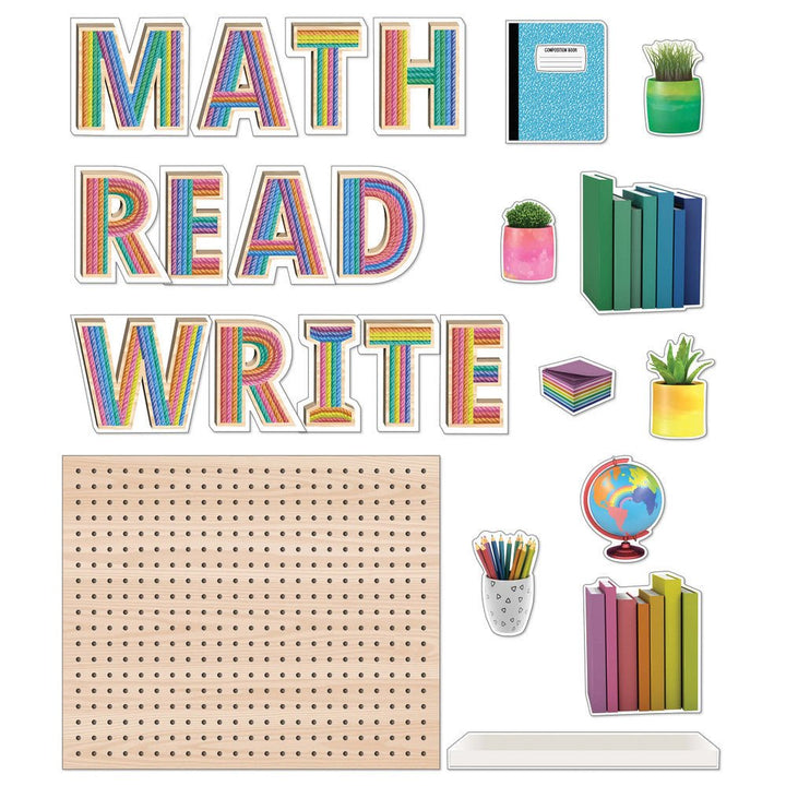 *Creatively Inspired Subject Pegboards Bulletin Board Set-Bulletin Board Sets-Tools 4 Teaching-Classroom Decor and More