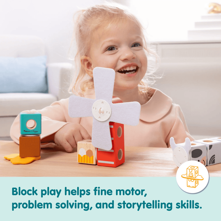 Blockables™ Farm Friends Play Set-Building-Tools 4 Teaching-Classroom Decor and More