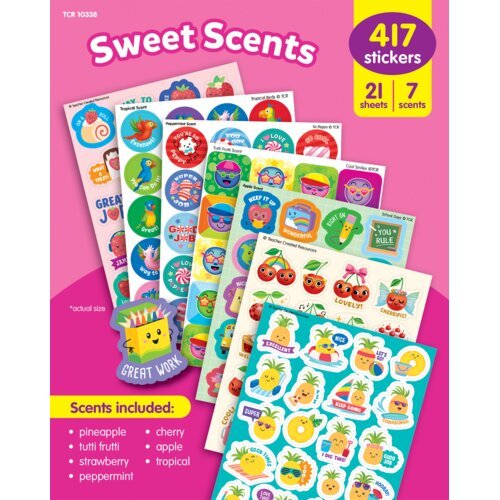 Sweet Scents Smelly Stickers Variety Pack - Tools 4 Teaching