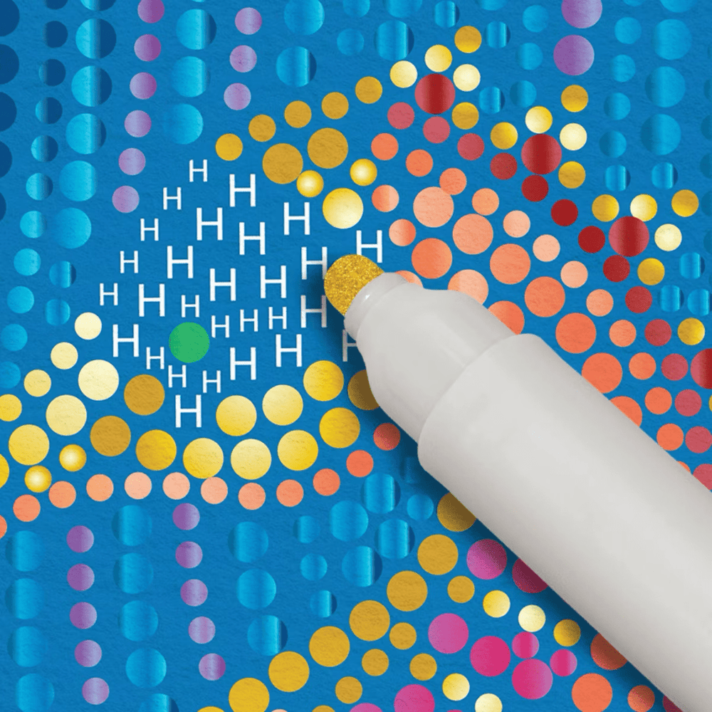 LifeLines Dot By Letter, Into the Deep (Metallic Ink)-Arts & Crafts-Tools 4 Teaching-Classroom Decor and More