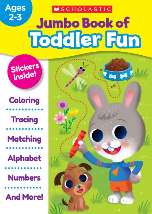 Scholastic Jumbo Book of Toddler Fun-Subjects - Books - Across the Curriculum Books-Tools 4 Teaching-Classroom Decor and More