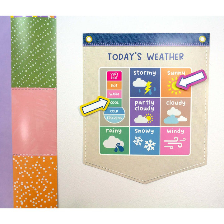 Crafty And Cool Patchwork Border-Borders-Tools 4 Teaching-Classroom Decor and More