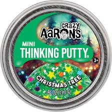 Crazy Aarons Mini Thinking Putty- Christmas Tree-Thinking Putty-Tools 4 Teaching-Classroom Decor and More
