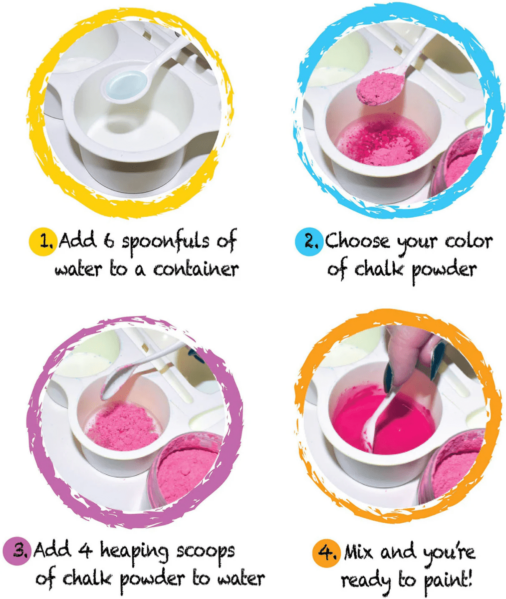 DIY Sidewalk Chalk Paint Set - Tools 4 Teaching