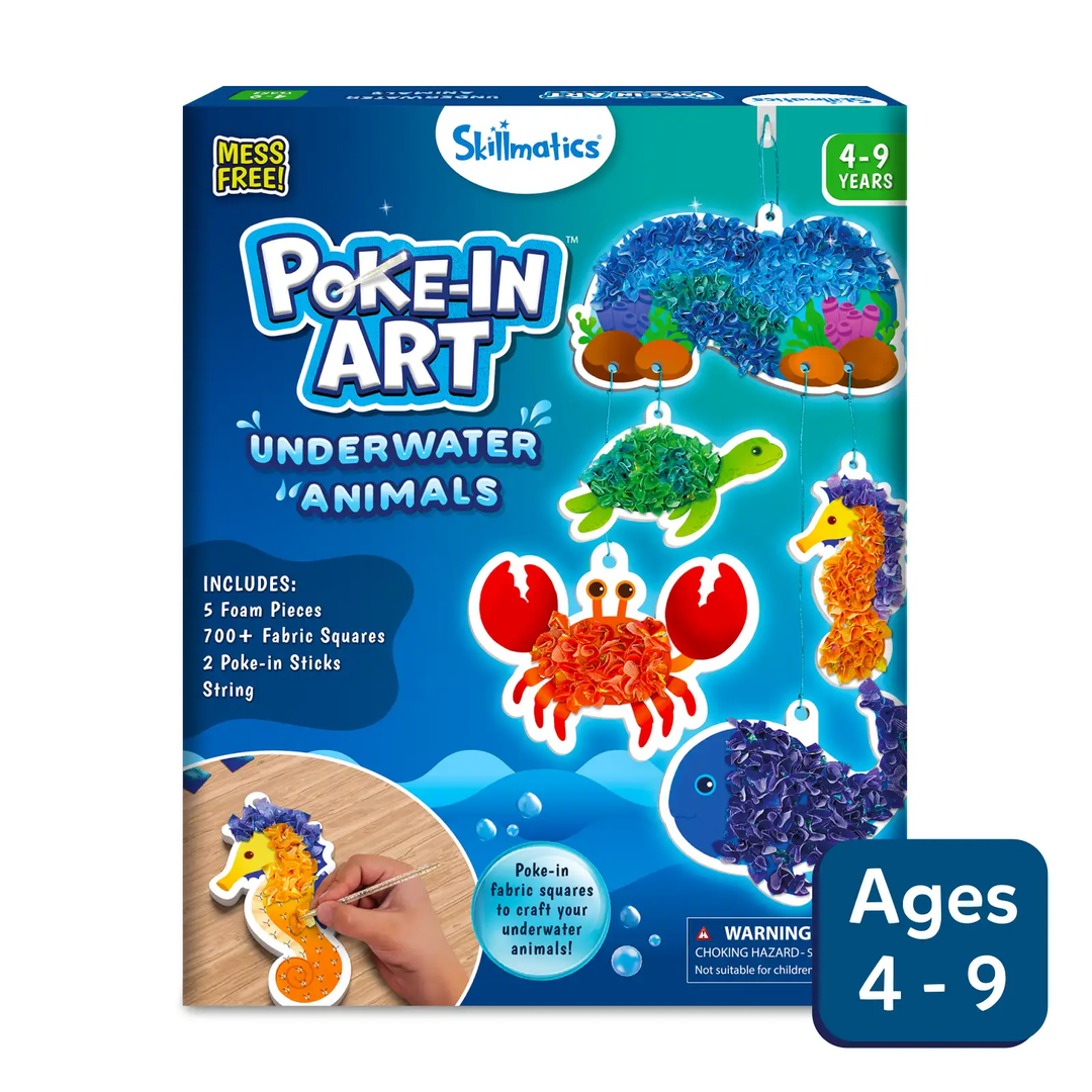 Poke in Art: Underwater Animals