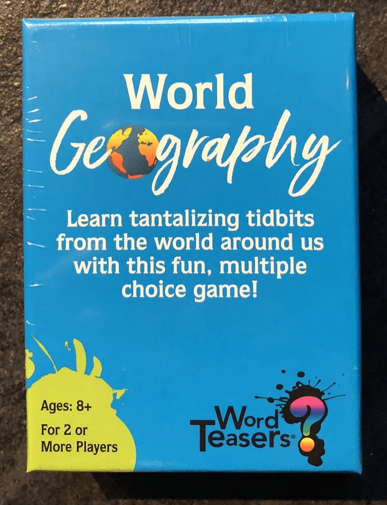 WordTeasers®: World Geography-Games-Tools 4 Teaching-Classroom Decor and More