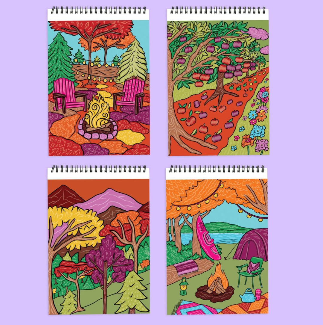 Lifelines® FlowArt® - Scented Color-To-Reveal | Fall is in the Air - Tools 4 Teaching