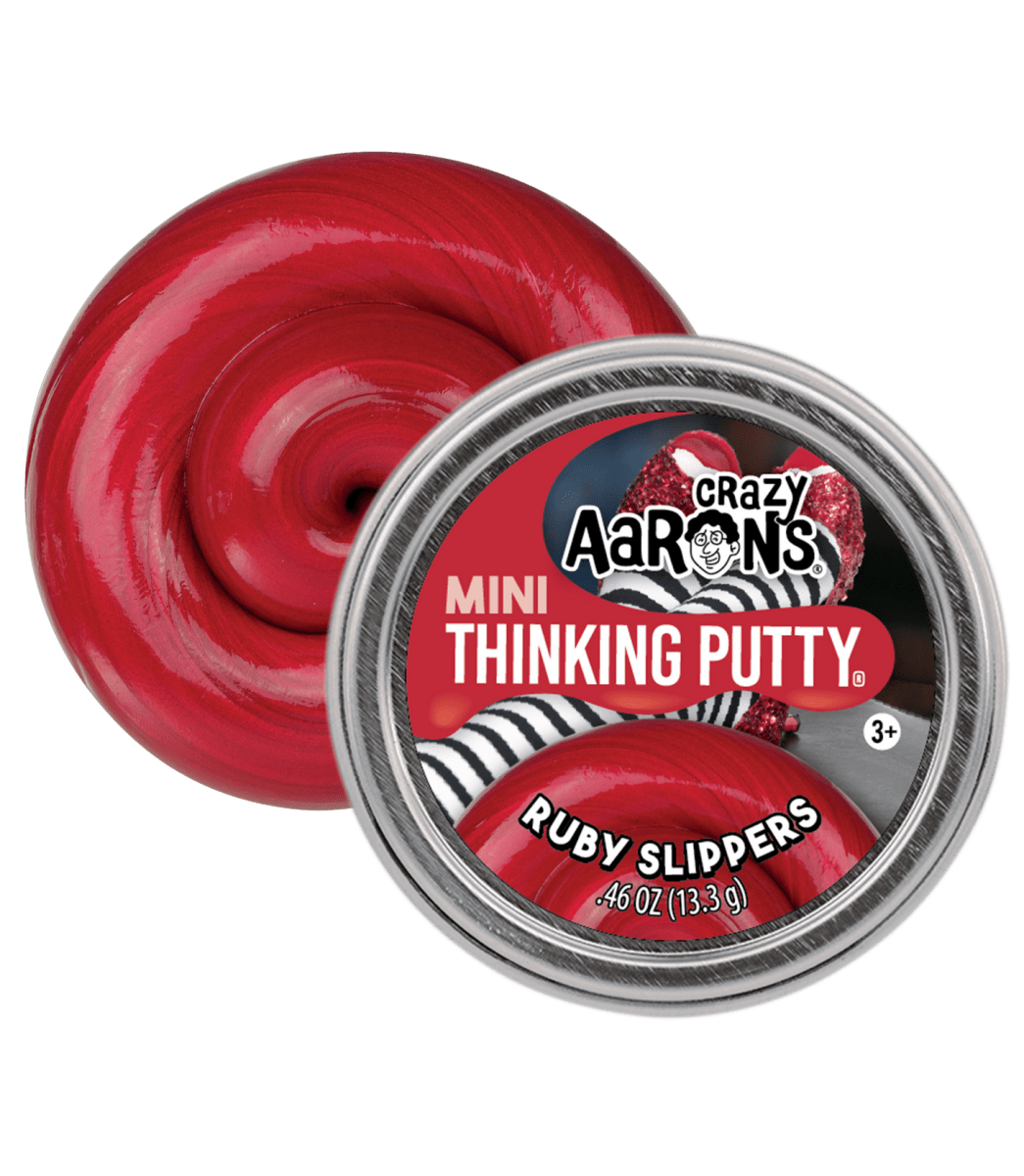 Crazy Aarons® Mini Thinking Putty® - Mini Ruby Slippers - Tools 4 Teaching
