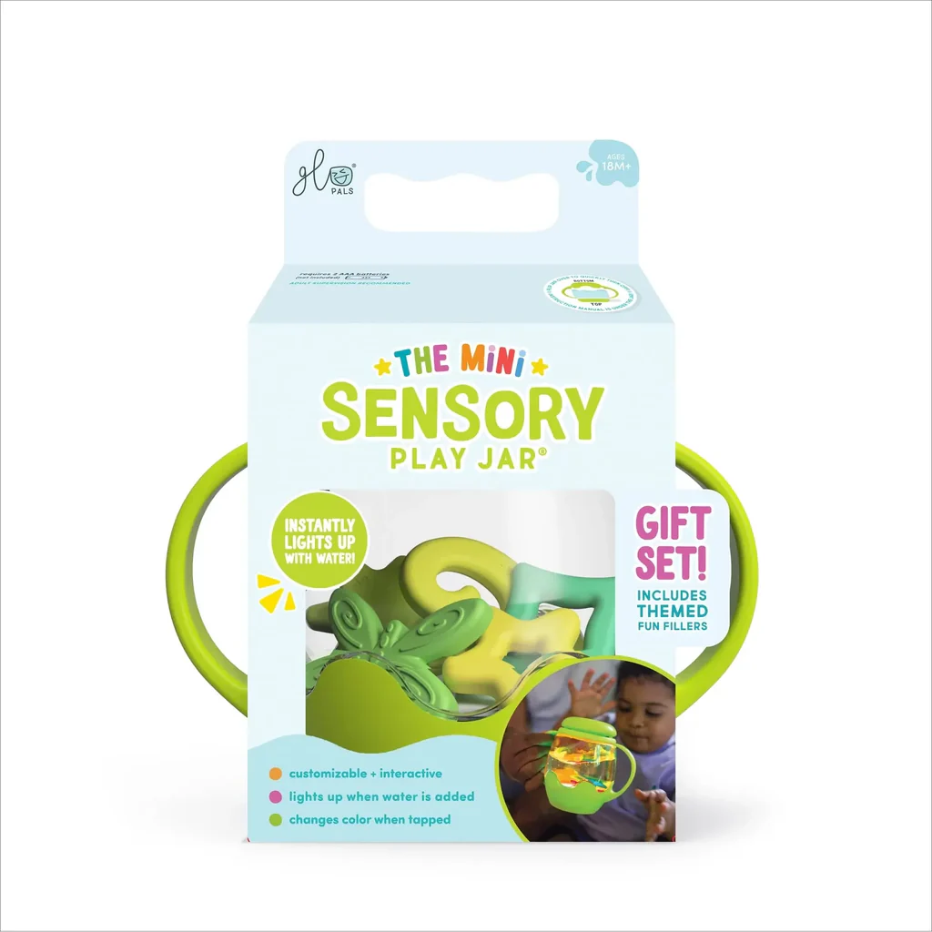 Mini Sensory jar Gift Set- Green