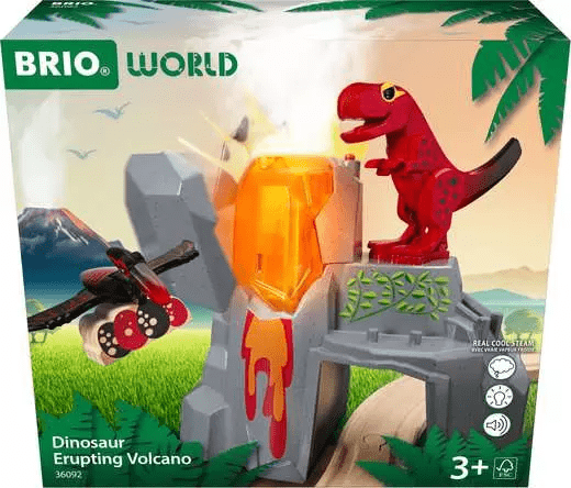 BRIO Dinosaur Erupting Volcano-Vehicles & Construction-Tools 4 Teaching-Classroom Decor and More