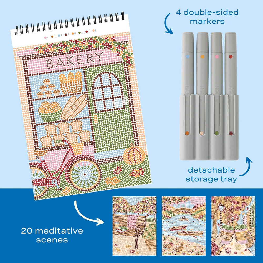 Lifelines® FlowArt® - Dot-By-Letter™ | Strolling Through Fall - Tools 4 Teaching