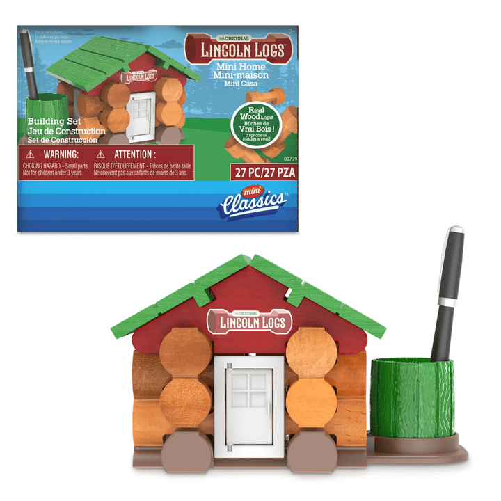 *Lincoln Logs Mini Home Mini Classics-Building-Tools 4 Teaching-Classroom Decor and More