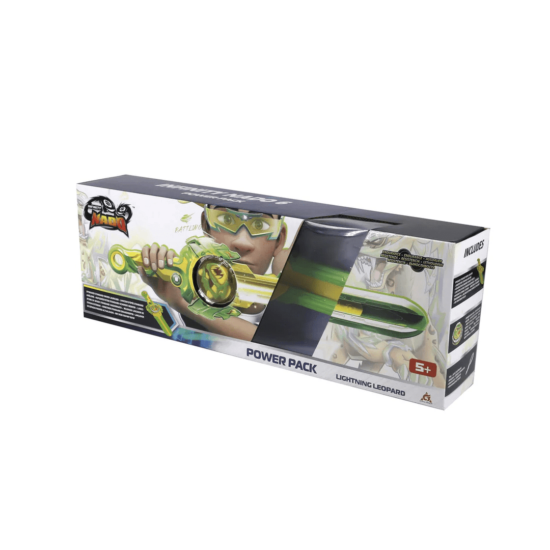Infinity Nado Power Pack - Lightning Leopard Sword &amp; Nado - Tools 4 Teaching