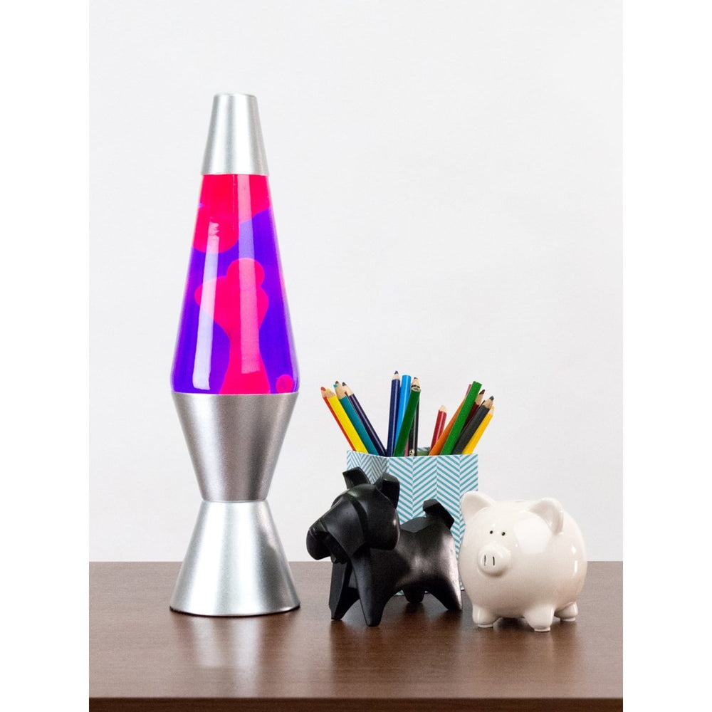 14.5" LAVA® Lamp - Pink/Purple/Silver - Tools 4 Teaching