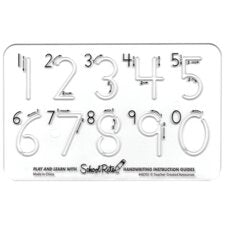 School-Rite® Handwriting  Instruction Guides- Numbers