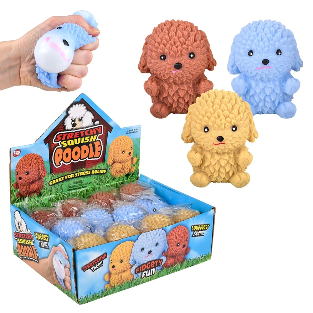 2" Squish And Squeeze Poodle (Assorted) - Tools 4 Teaching