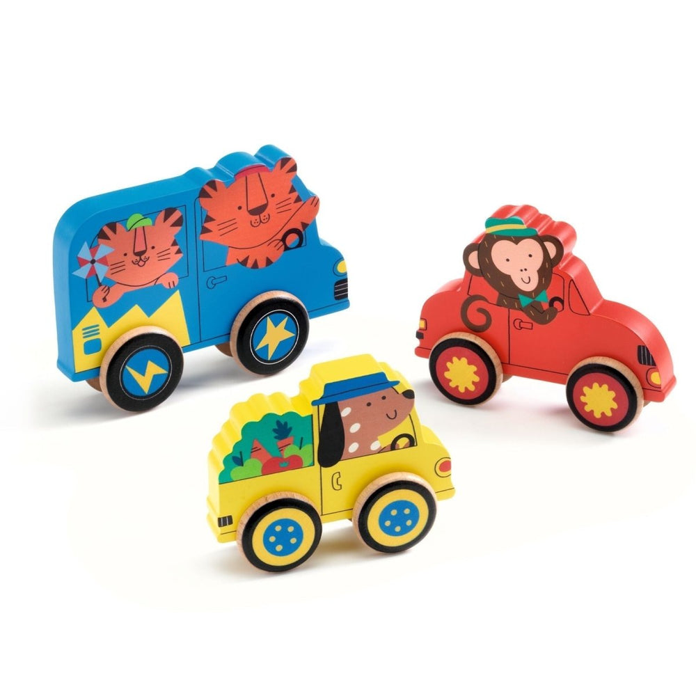 Puzz and Roll Color Wooden Puzzle - Tools 4 Teaching