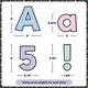 Colorful Composition 4" Everyday Letters Combo Pack