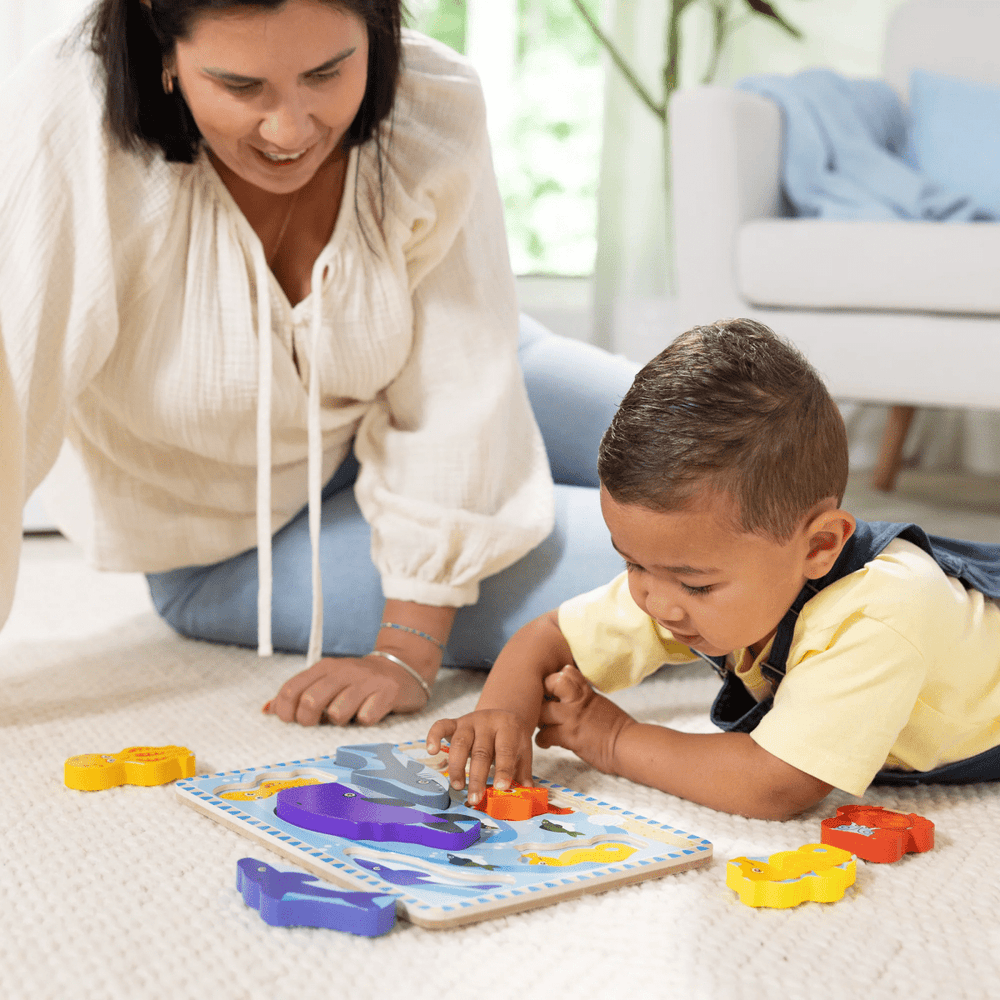 Chunky Puzzle Sea Creatures-Puzzles-Tools 4 Teaching-Classroom Decor and More