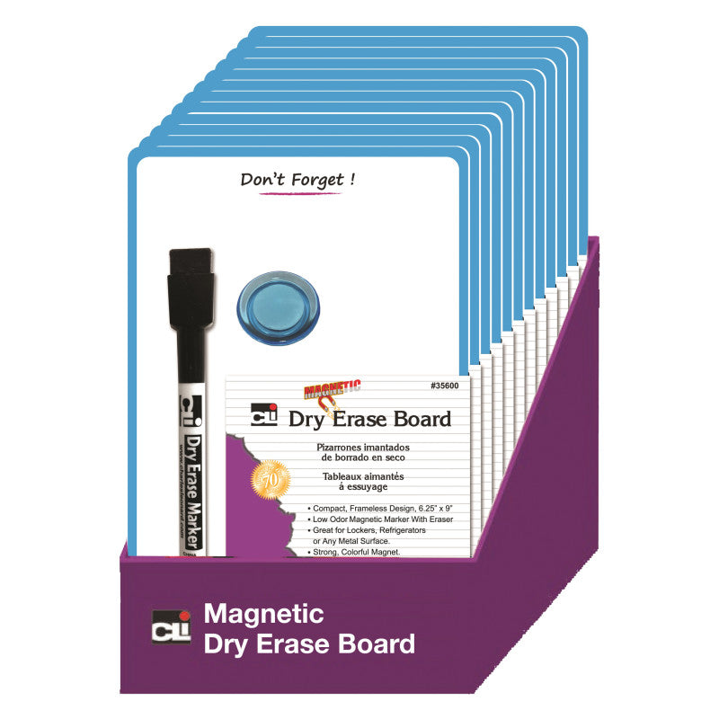Dry Erase Board - Magnetic Mini - 6-1/4" x 9"-Dry Erase-Tools 4 Teaching-Classroom Decor and More