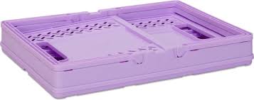 Foldable Storage Crates Large Lavender-Organization-Tools 4 Teaching-Classroom Decor and More