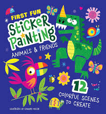 First Fun Sticker Painting Animals and Friends-Activity Pads-Tools 4 Teaching-Classroom Decor and More