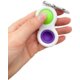Fidget Popper Keychain - Purple/Green