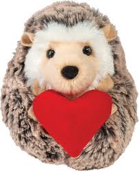 Spunky Hedgehog w/Heart Plush-Stuffed Animals & Plush-Tools 4 Teaching-Classroom Decor and More