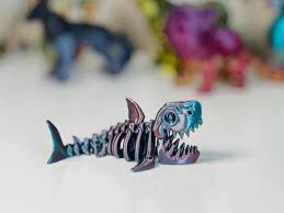 Medium Shark Skeleton - Assorted Colors-Fidgets-Tools 4 Teaching-Classroom Decor and More