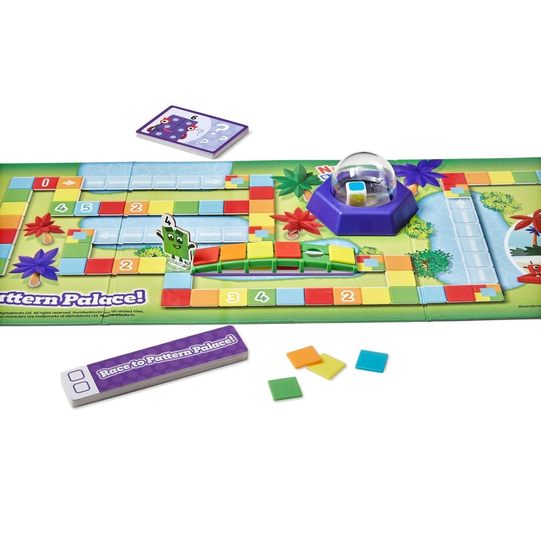 Numberblocks Race to Pattern Palace Board Game - Tools 4 Teaching