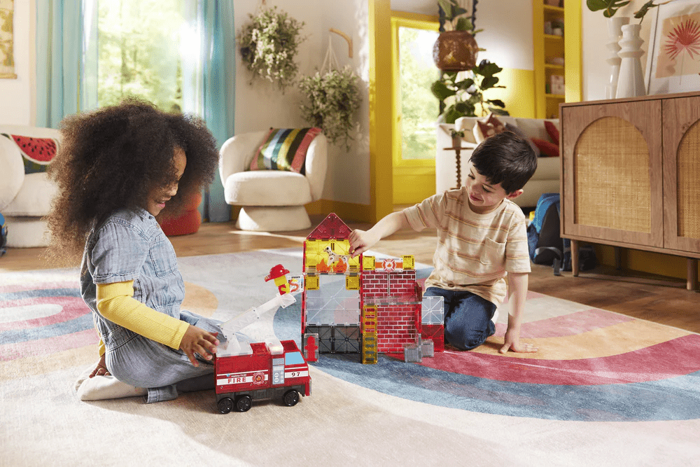 MagnaTiles- Fire Station-Magnatiles-Tools 4 Teaching-Classroom Decor and More