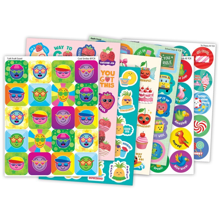 Sweet Scents Smelly Stickers Variety Pack - Tools 4 Teaching