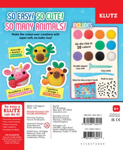 Air - Dry Clay Animal Party! - Tools 4 Teaching