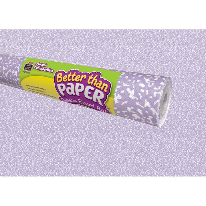 Better Than Paper® Bulletin Board Roll: Composition Purple-Bulletin Board Paper - Better Than Paper-Tools 4 Teaching-Classroom Decor and More