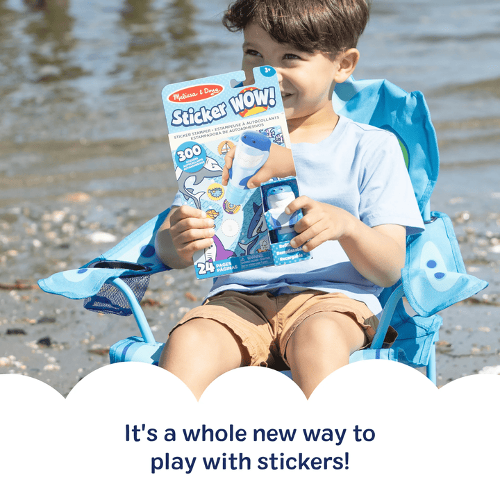 Sticker Wow! Activity Pad and Sticker Stamper Shark-Activity Pads-Tools 4 Teaching-Classroom Decor and More