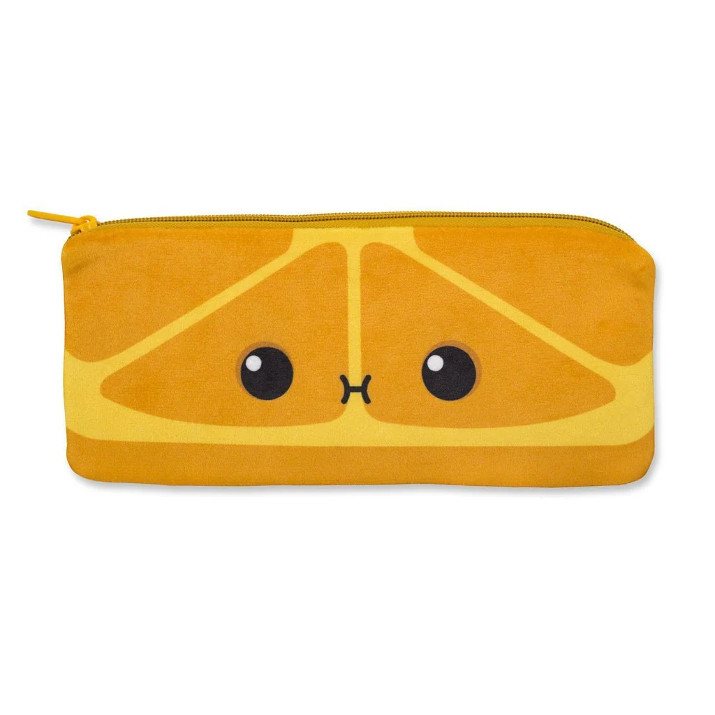 Cutie Fruities Pencil Pouch- Orange