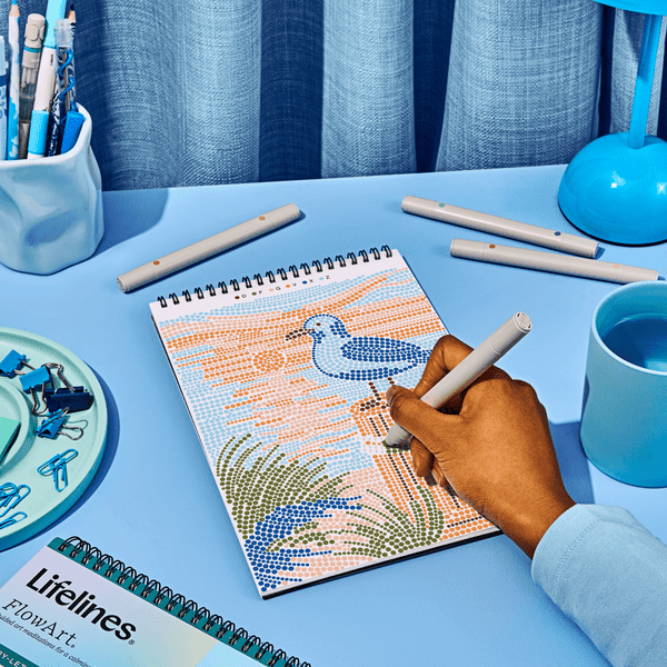 Lifelines® FlowArt® - Dot-By-Letter™ | Day at the Beach - Tools 4 Teaching
