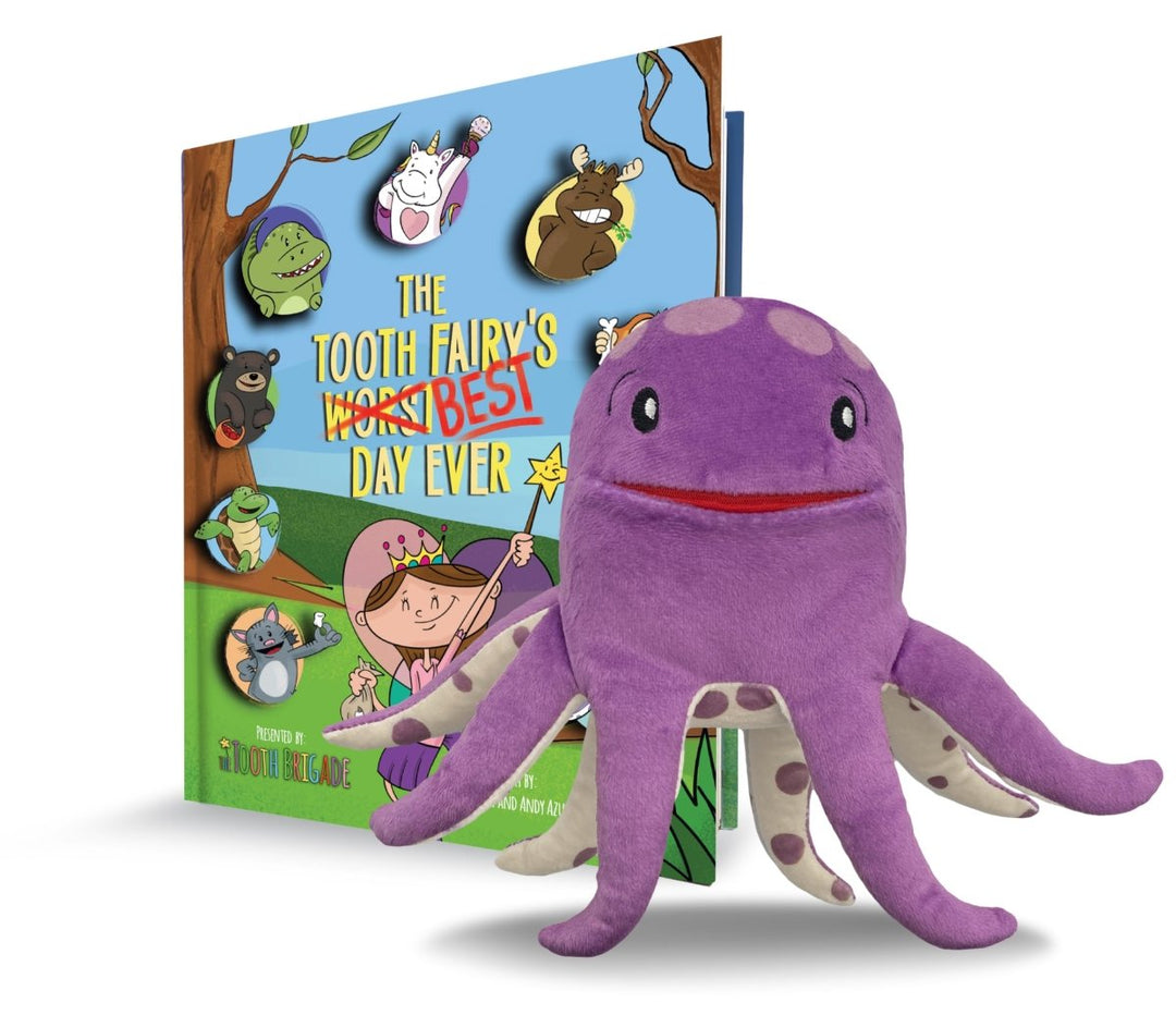 *The Tooth Brigade Bubbles Octopus Bundle-Stuffed Animals & Plush-Tools 4 Teaching-Classroom Decor and More