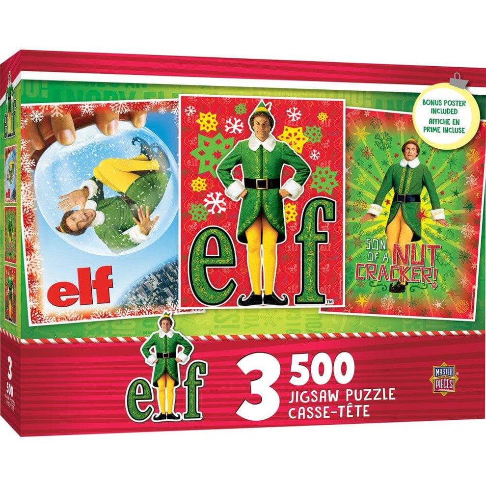 Elf- 3 Pack 500pc Puzzles-Puzzles-Tools 4 Teaching-Classroom Decor and More