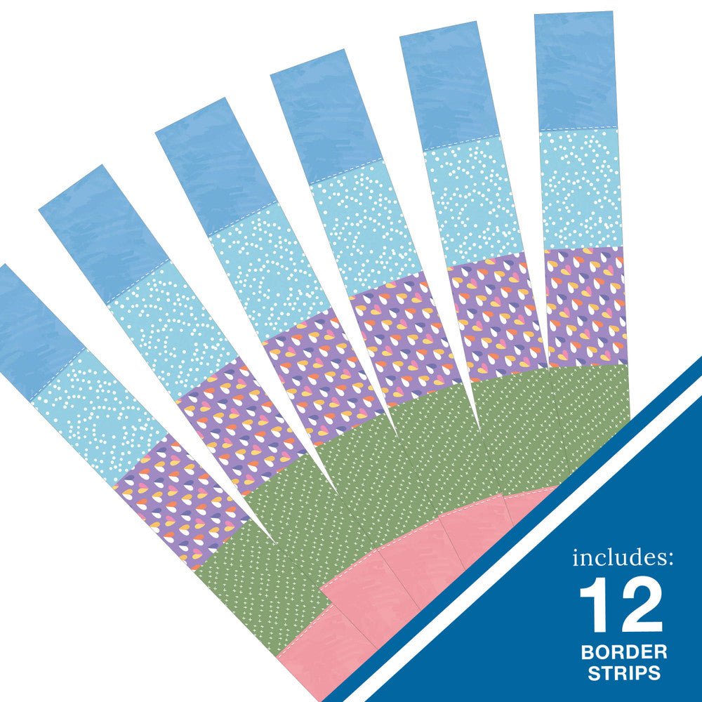 Crafty And Cool Patchwork Border-Borders-Tools 4 Teaching-Classroom Decor and More