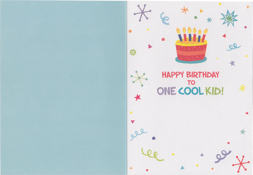 Age 6 Lettering Foil Card-Birthday-Tools 4 Teaching-Classroom Decor and More