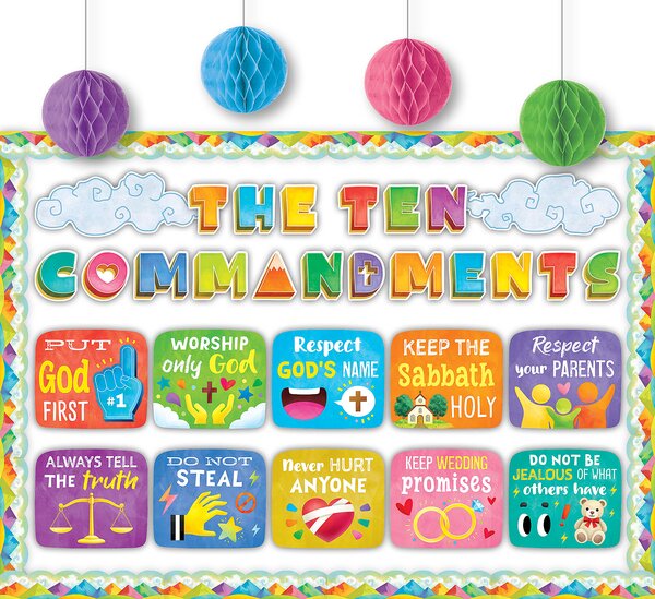 The Ten Commandments Create &amp; Decorate Quick Kit